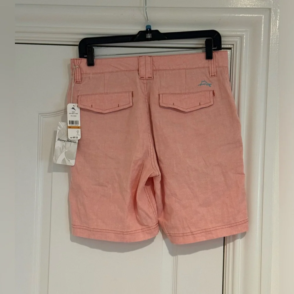 NWT Tommy Bahama‎ Men’s Beach Linen Blend 8” Flat Front Shorts in Serape